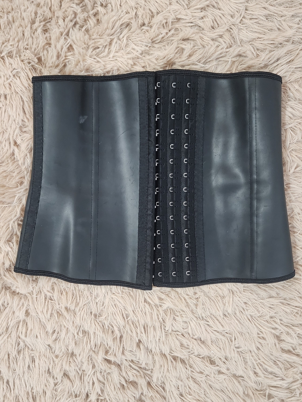 YIANNA Women's Underbust Latex Sport Girdle Waist Trainer Corset Hourglass Body